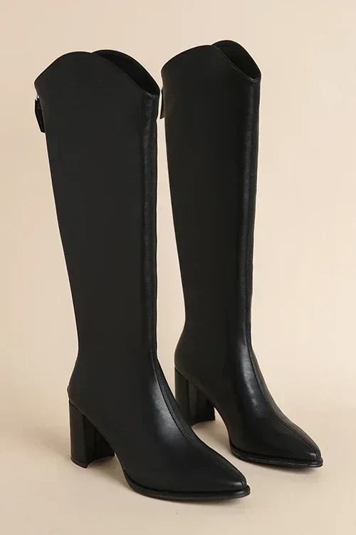 Botas Piel Mujer Altas Estilo - Vestiria