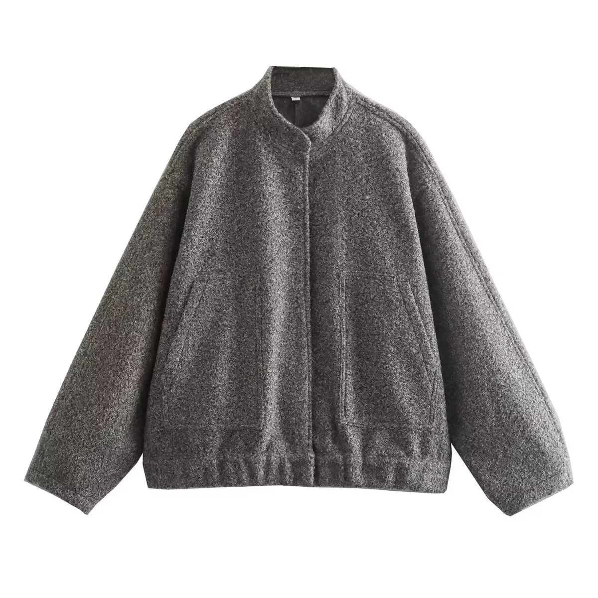 Chaqueta bomber amplia casual