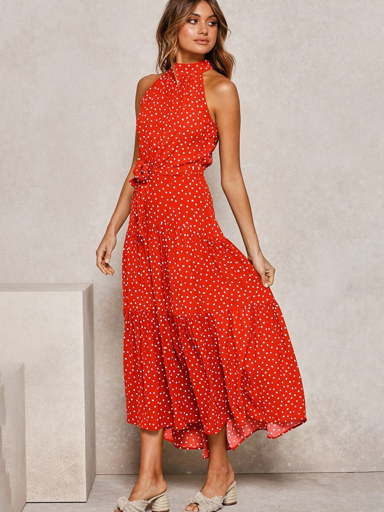 Vestido Estampado Lunares Verano Fresco
