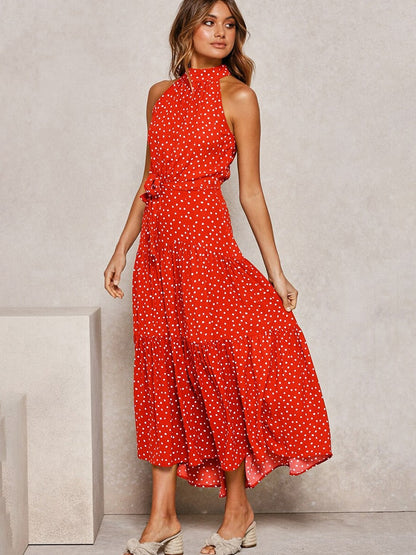 Vestido Estampado Lunares Verano Fresco