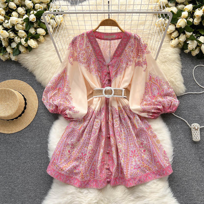 Minifalda Boho Estilo Libre