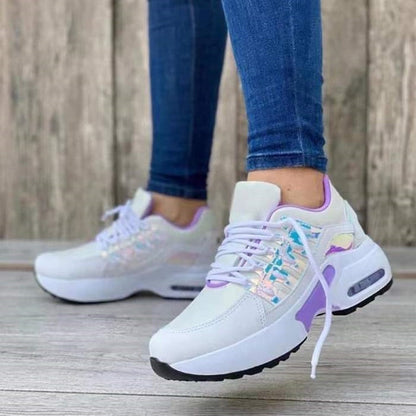 Zapatillas Mujer Plataforma Cuña Transpirables