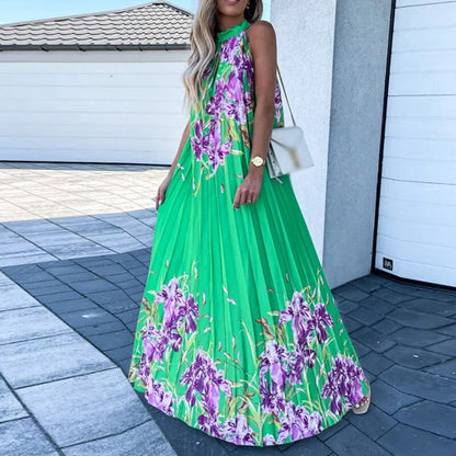 Vestido Floral Estampado con Volantes