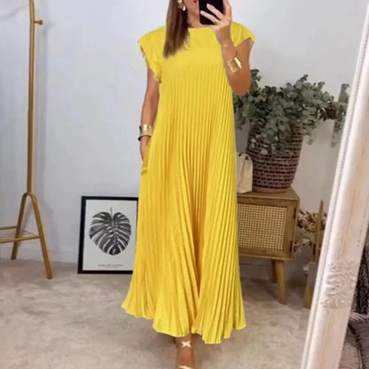 Vestido Sencillo Verano Manga Corta