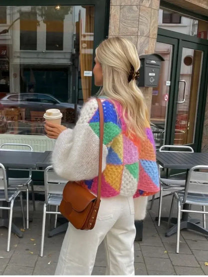 Chaquetón ligero a rayas moderno - Vestiria