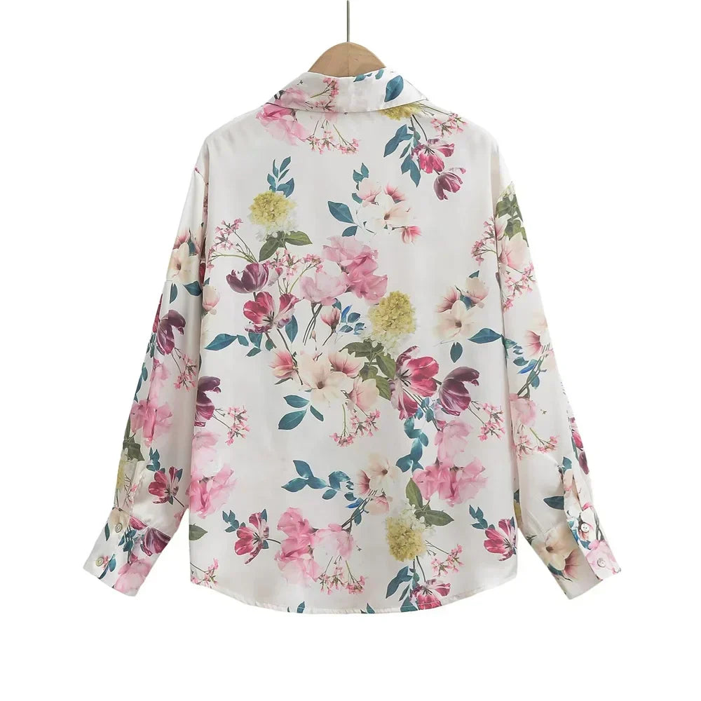 Camisa Lino Suave Estampada Minnie - Vestiria