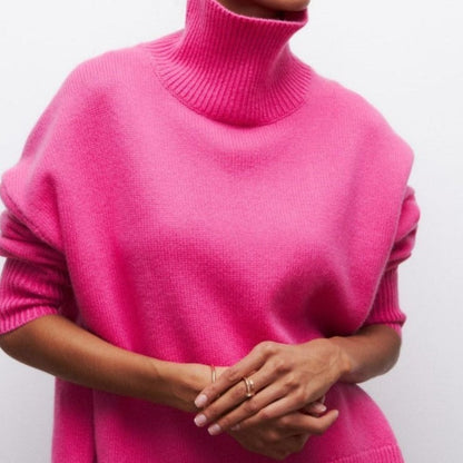 Sudadera Mujer Cuello Alto Clásica