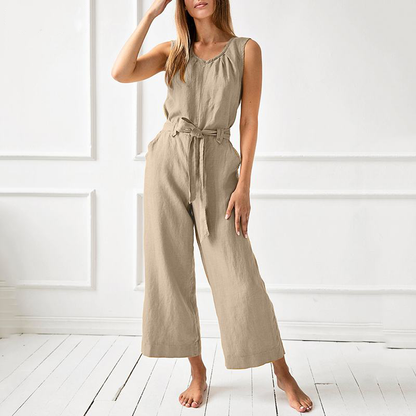 Vestido Mono Informal Con Piernas Amplias