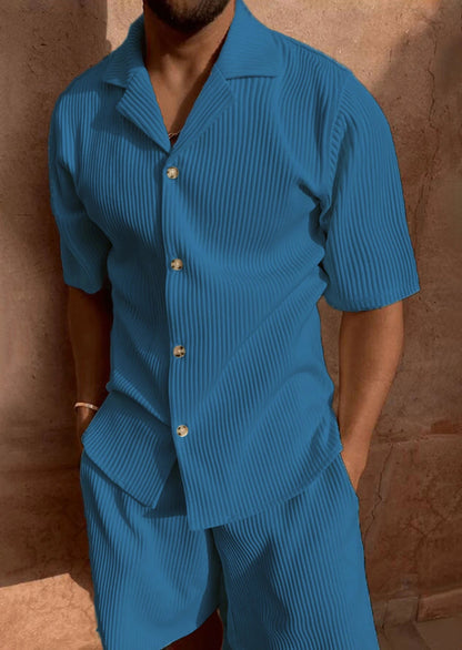 Polo y Pantalón Corto de Pana Clásico
