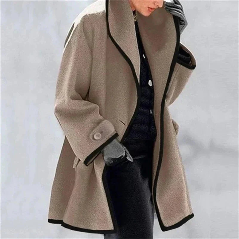 Abrigo Lana Cálido Mujer Invierno - Vestiria