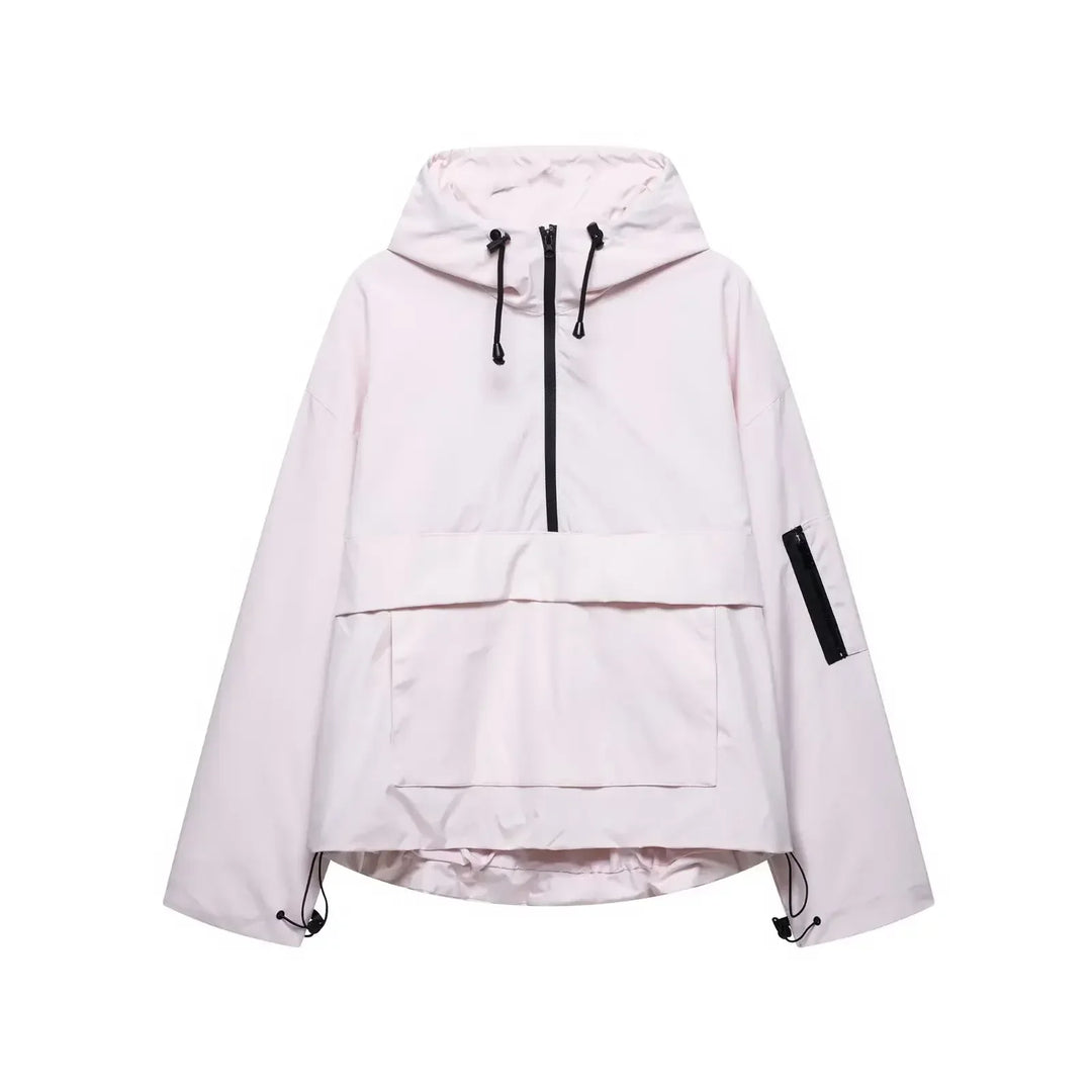 Chaqueta Invierno Mujer Esquí Acolchada con Capucha