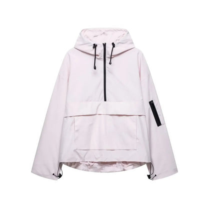 Chaqueta Invierno Mujer Esquí Acolchada con Capucha
