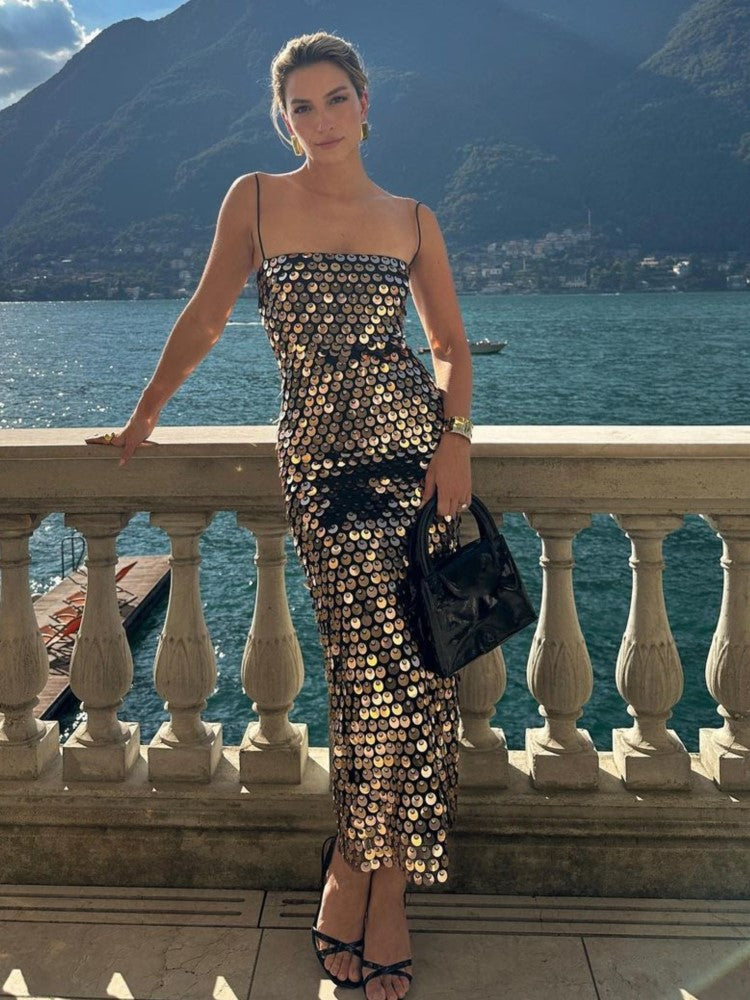 Vestido de Fiesta Lentejuelas Brillante