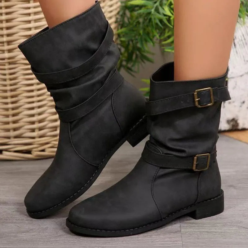 Botas Cuero Estilo Rústico Exclusivas
