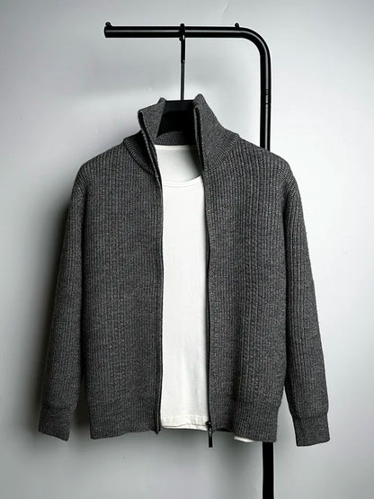 Chaqueta Cuero Clásica Cremallera