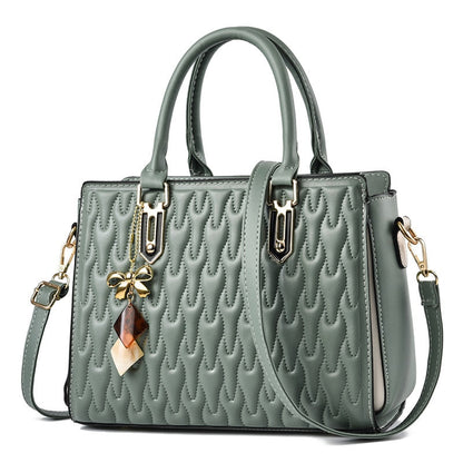 Bolso de cuero elegante mujer