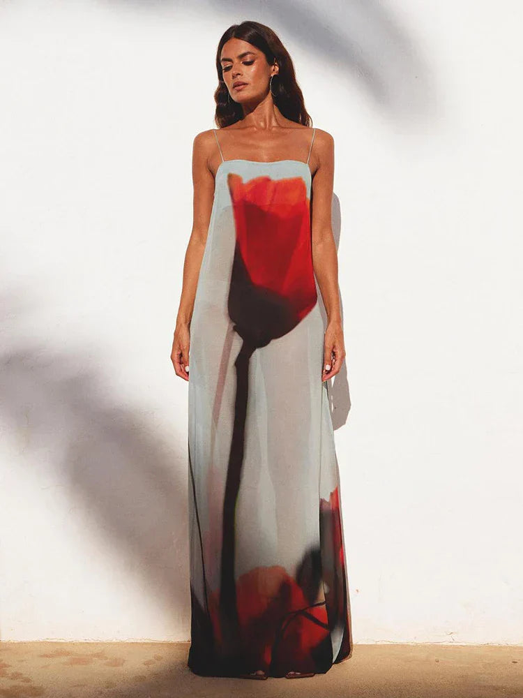 Vestido Floral Mujer Rosa - Vestiria