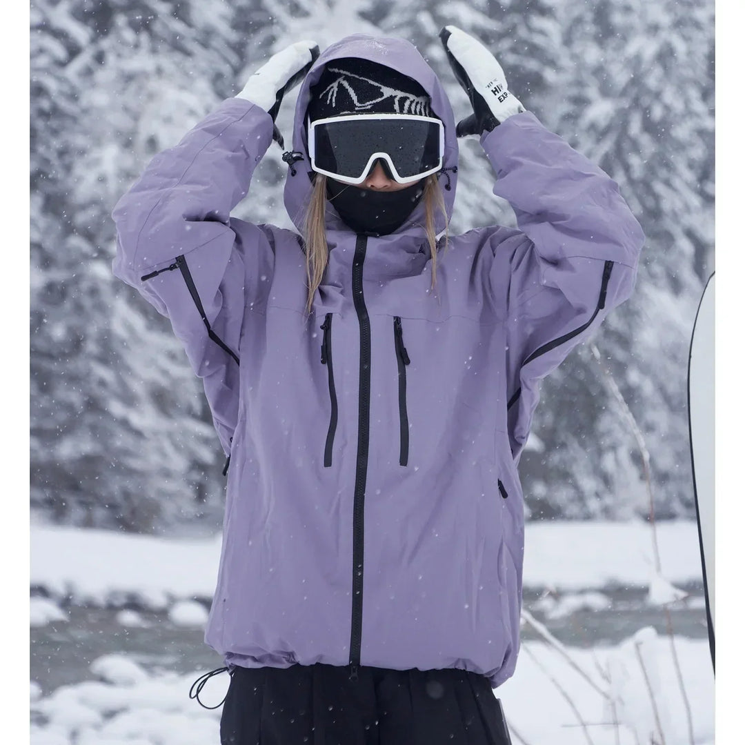 Chaqueta Invierno Mujer Esquí Impermeable