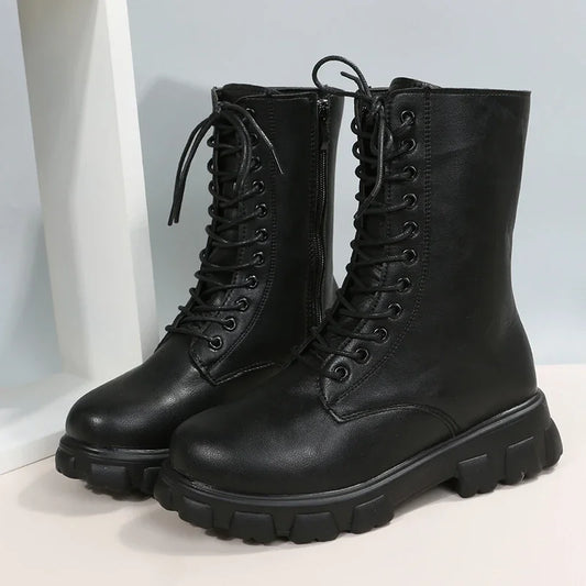 Botas Cuero Cremallera Únicas BearsFoots - Vestiria