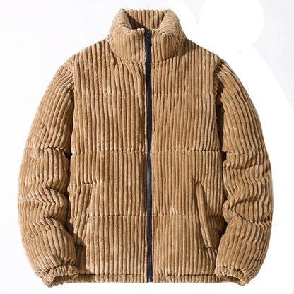 Chaqueta de cuero suave estilo clásico