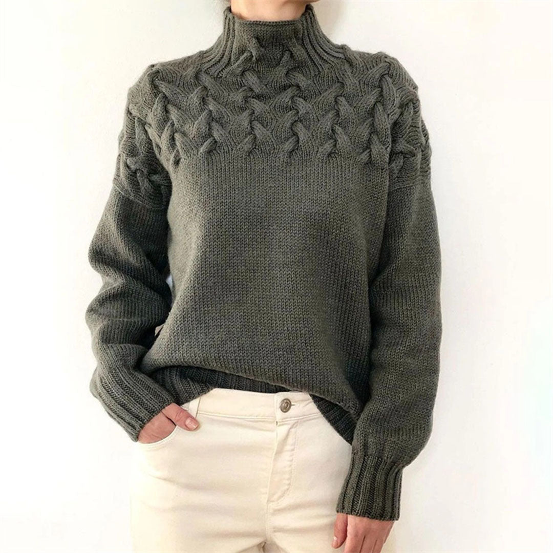 Jerséis Mujer Cuello Alto Suave