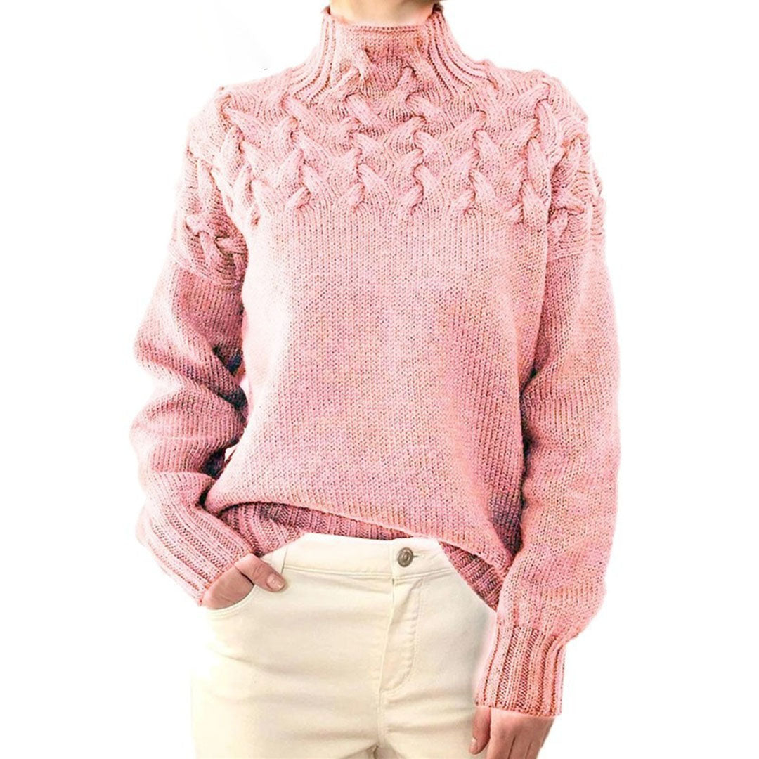 Jerséis Mujer Cuello Alto Suave