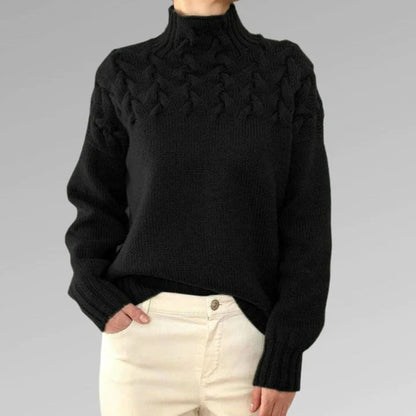 Jerséis Mujer Cuello Alto Suave