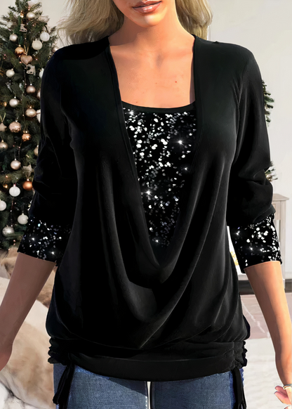 Blusa de Fiesta Brillante Mujer