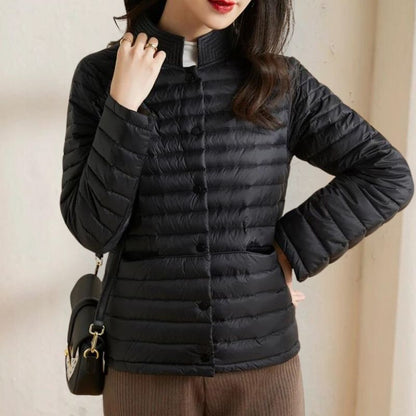 Chaqueta Acolchada Femenina Ligera y Estilosa