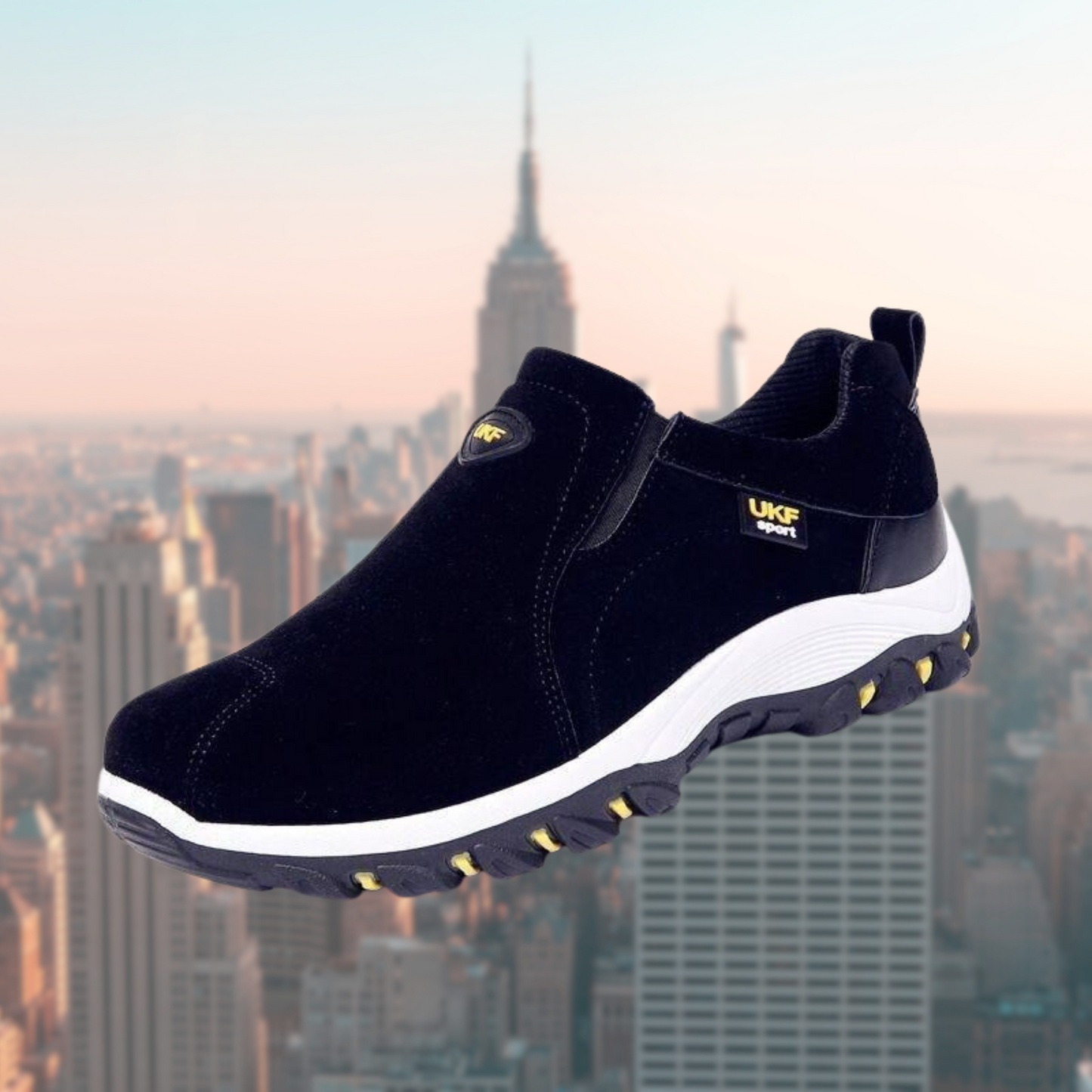 Zapatos cómodos sin cordones para caminar