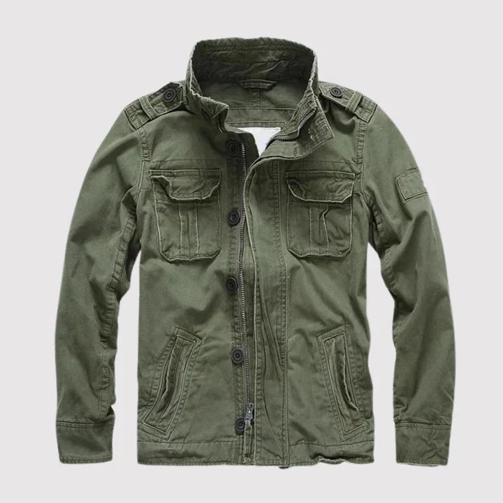 Chaqueta vaquera clásica con bolsillos prácticos - Vestiria
