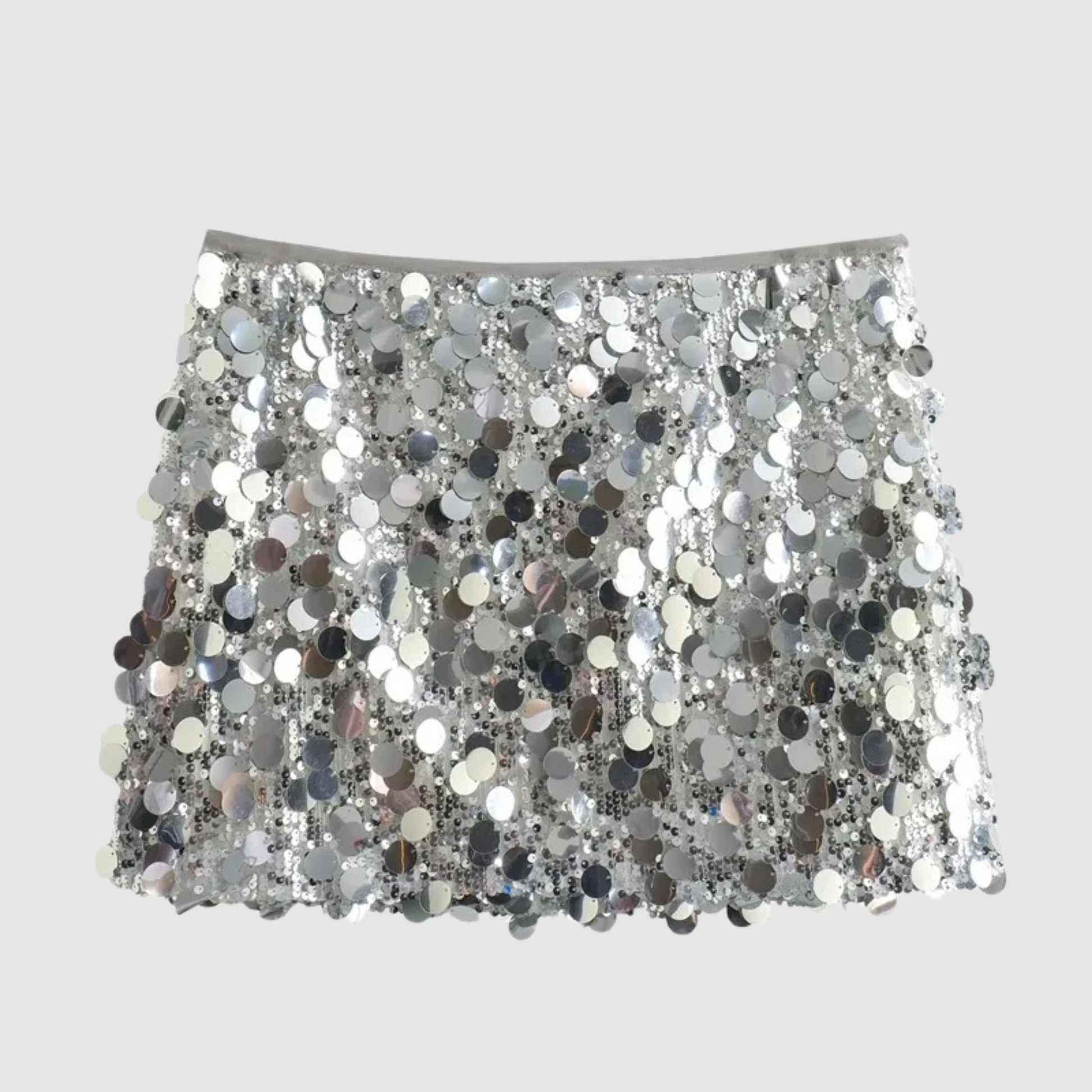 Falda Corta Brillante Fiesta Glamour - Vestiria