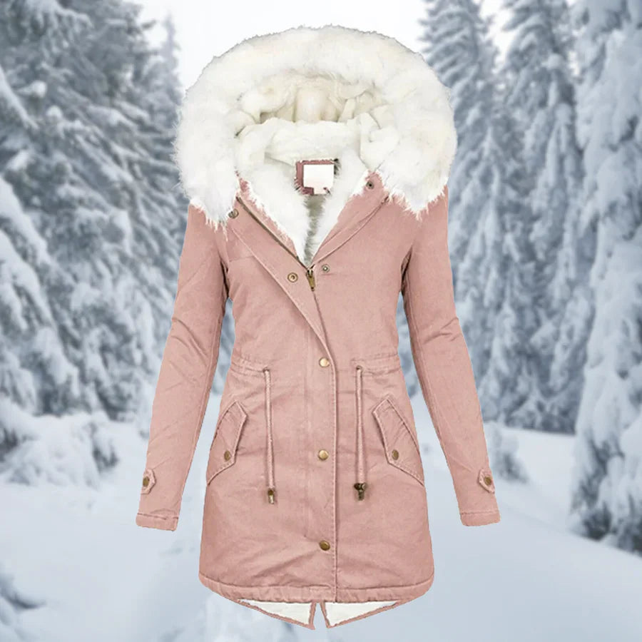 Chaqueta Invierno Mujer Corta y Caliente