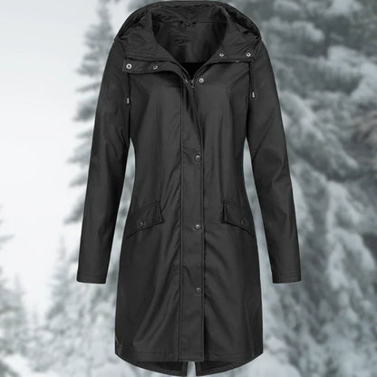 Chubasquero Impermeable Largo y Elegante