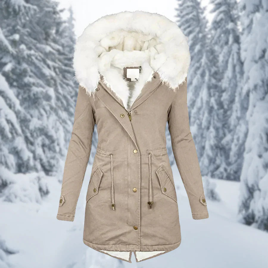 Chaqueta Invierno Mujer Corta y Caliente