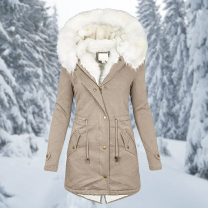 Chaqueta Invierno Mujer Corta y Caliente