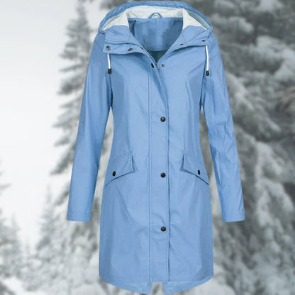 Chubasquero Impermeable Largo y Elegante
