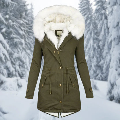 Chaqueta Invierno Mujer Corta y Caliente