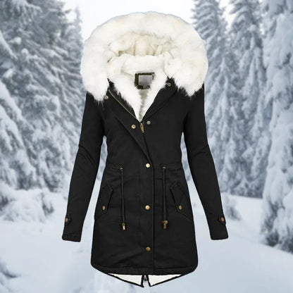 Chaqueta Invierno Mujer Corta y Caliente
