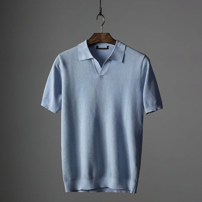 Polo de Punto Cuello en V Clásico