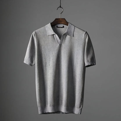 Polo de Punto Cuello en V Clásico - Vestiria