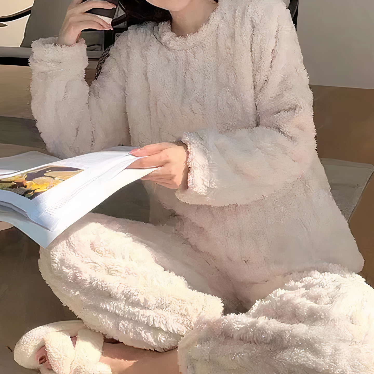 Pijama Terciopelo Suave y Caliente