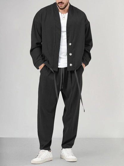 Traje Hombre Minimalista Dos Piezas