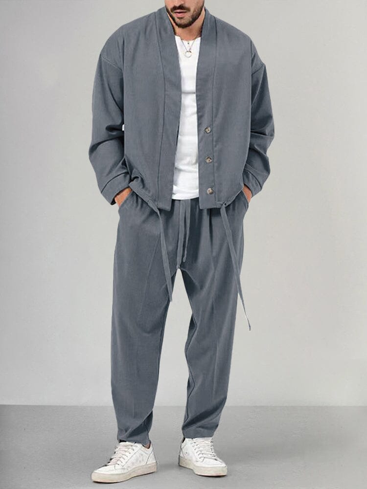 Traje Hombre Minimalista Dos Piezas