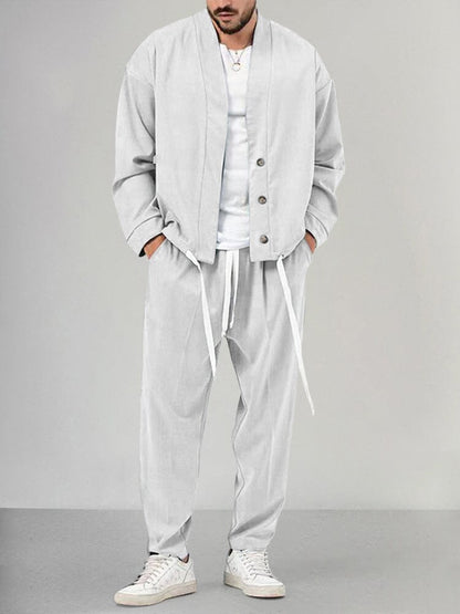 Traje Hombre Minimalista Dos Piezas