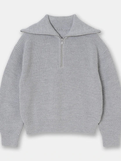 Suéter Mujer Cuello Alto Rayas Moda Invierno