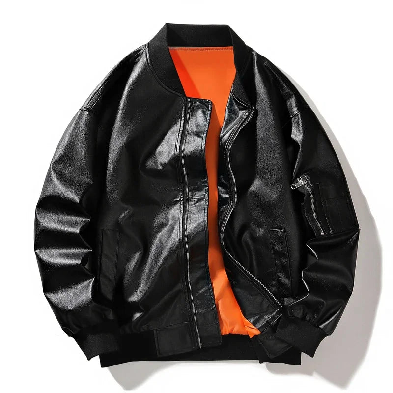 Chaquetón Vegan Cuero Sintético - Vestiria
