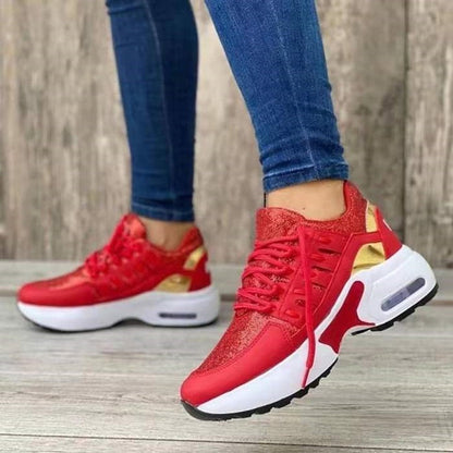 Zapatillas Mujer Plataforma Cuña Transpirables