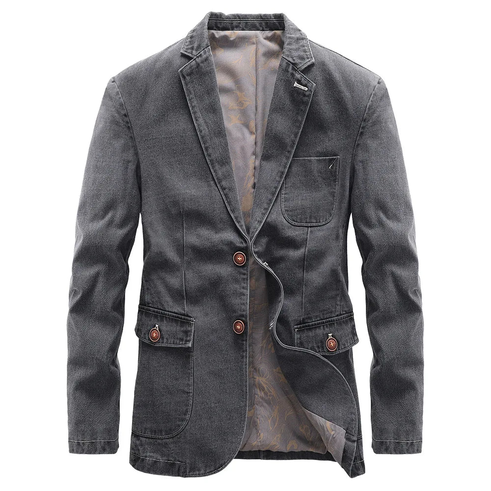 Chaquetón vaquero clásico hombre