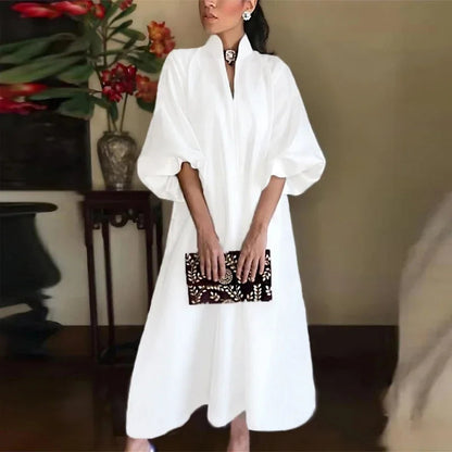 Vestido Maxi Suelta y Elegante Mujer